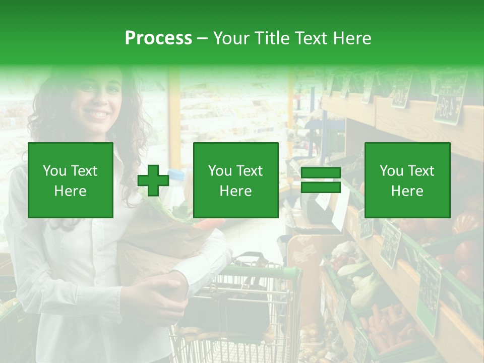 Vegetables Shop Young PowerPoint Template