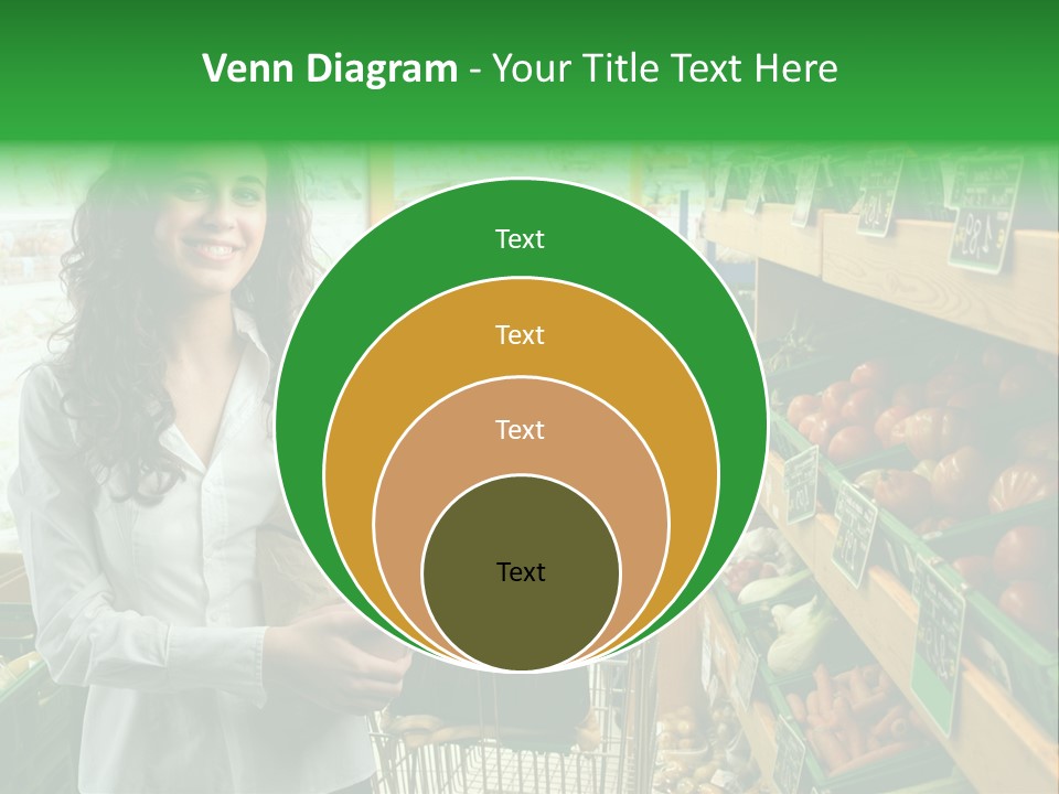 Vegetables Shop Young PowerPoint Template