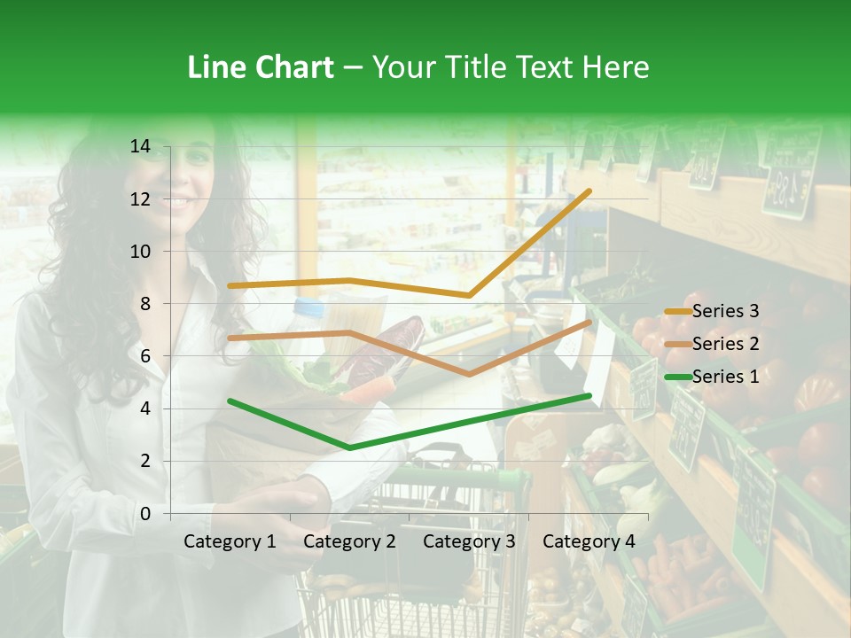 Vegetables Shop Young PowerPoint Template