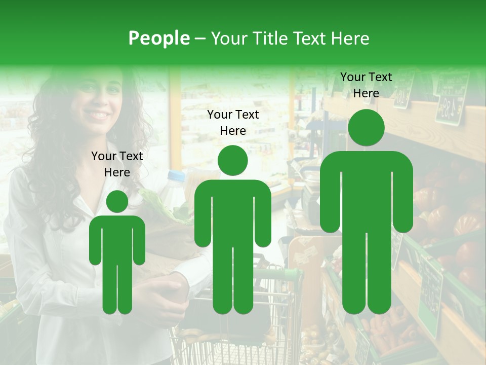 Vegetables Shop Young PowerPoint Template