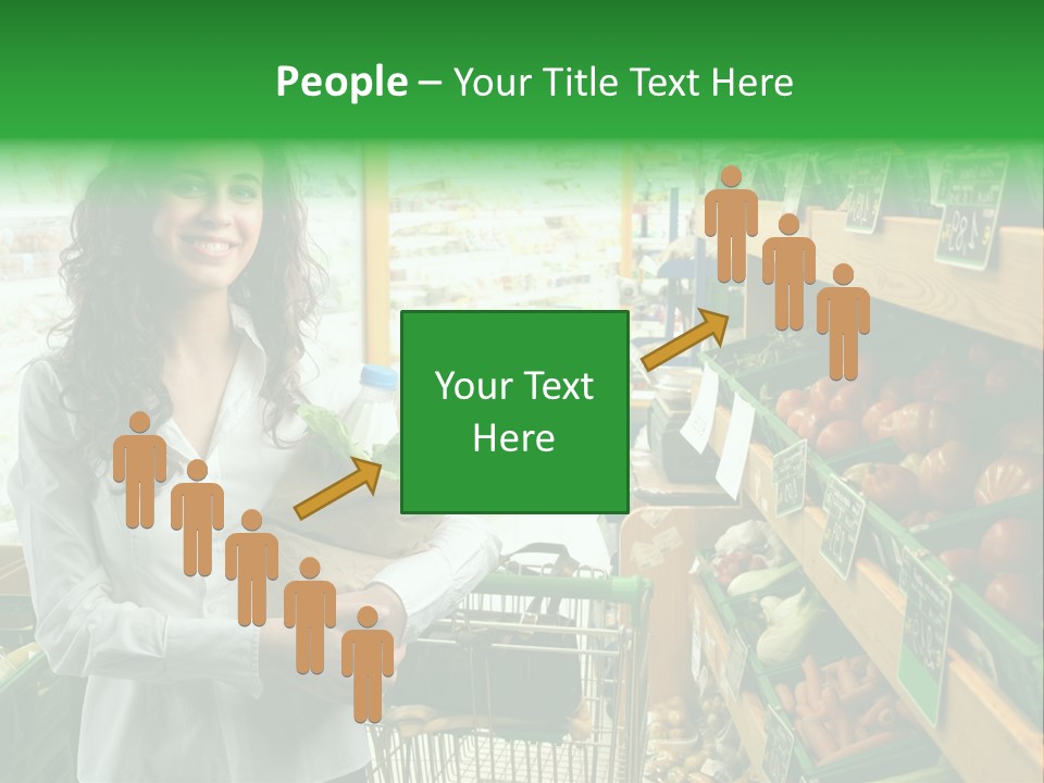 Vegetables Shop Young PowerPoint Template