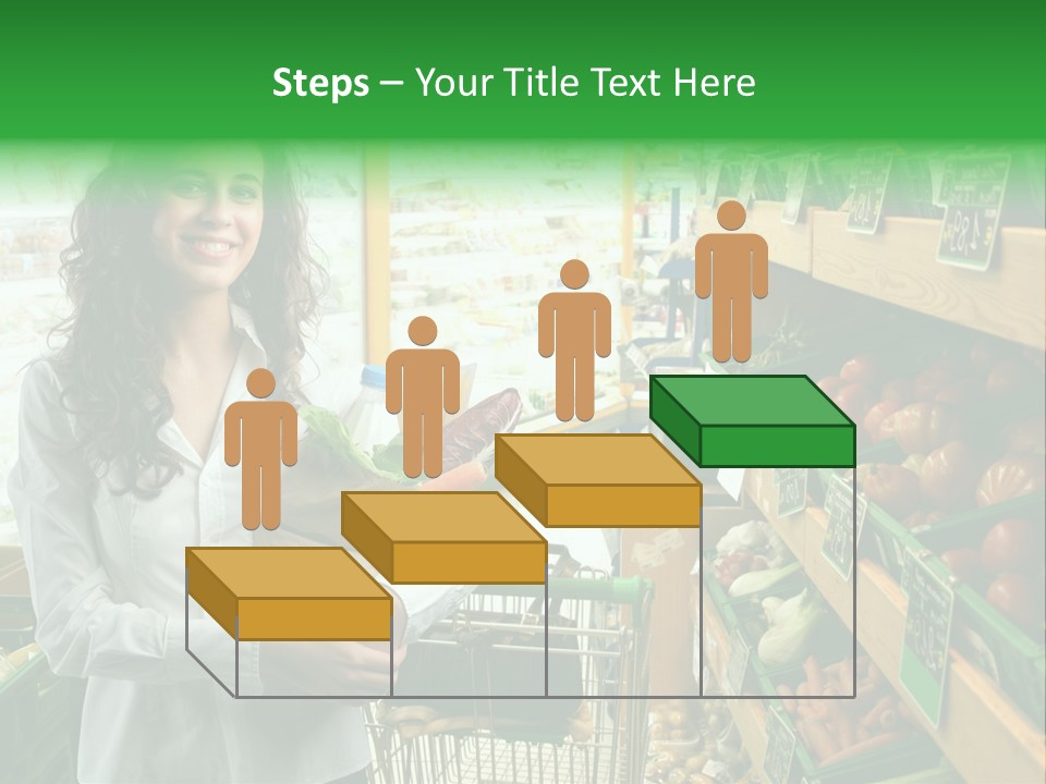 Vegetables Shop Young PowerPoint Template