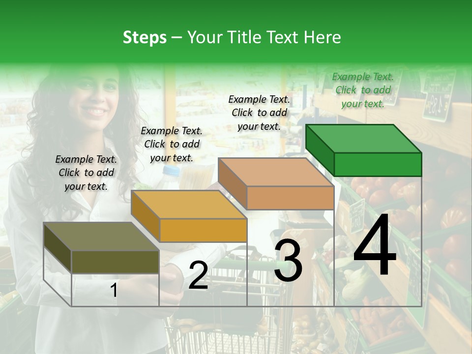 Vegetables Shop Young PowerPoint Template