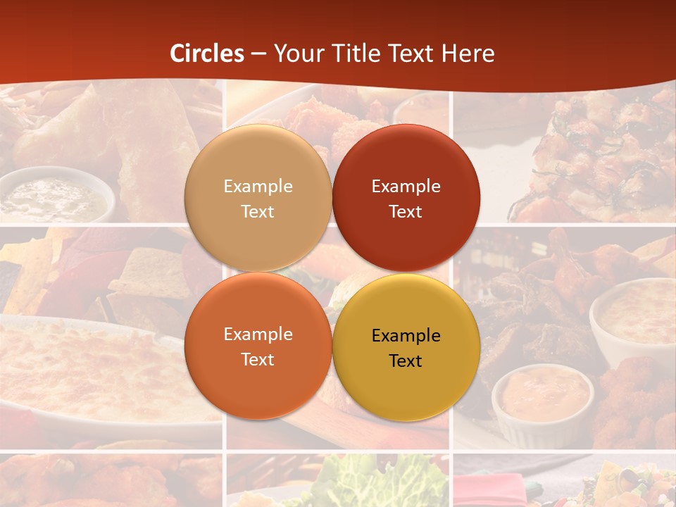 Fast Food Collage PowerPoint Template