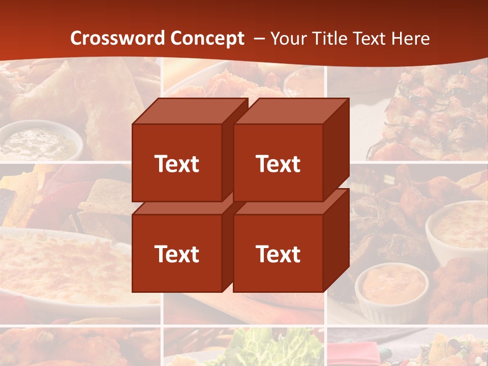 Fast Food Collage PowerPoint Template