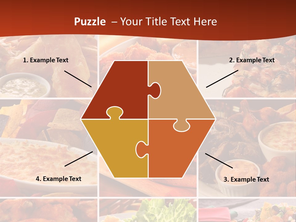 Fast Food Collage PowerPoint Template