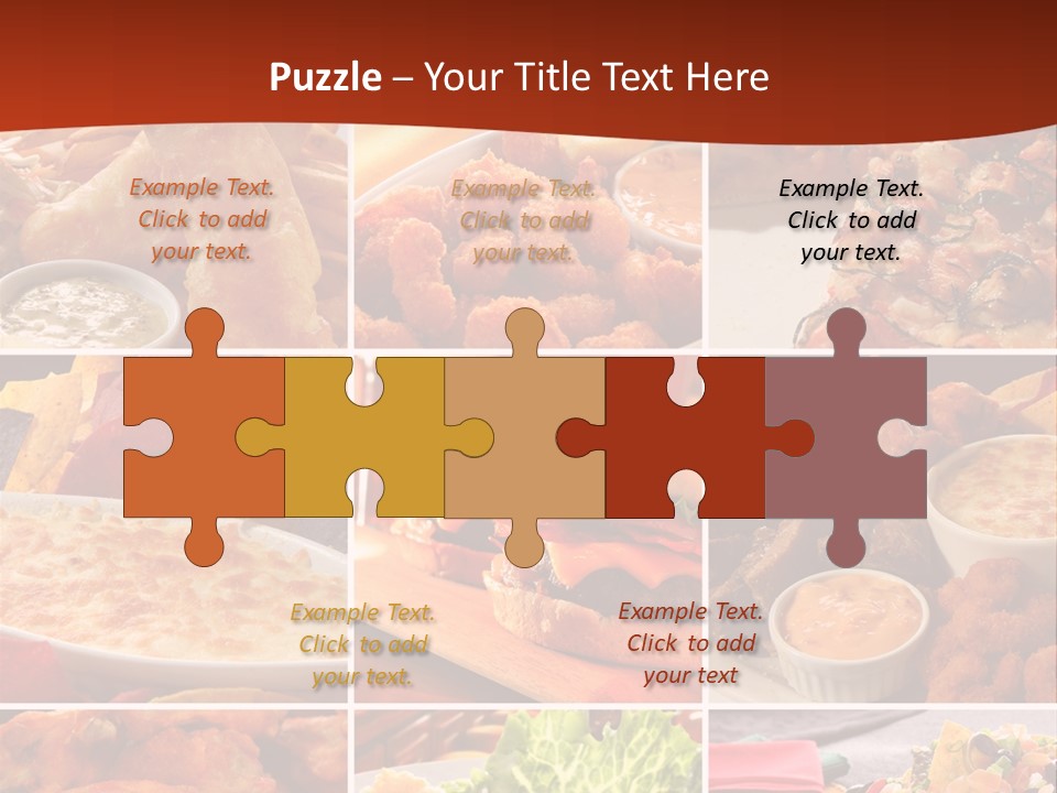 Fast Food Collage PowerPoint Template