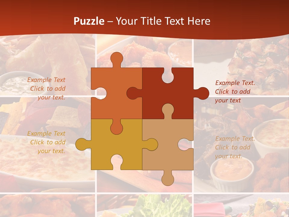 Fast Food Collage PowerPoint Template