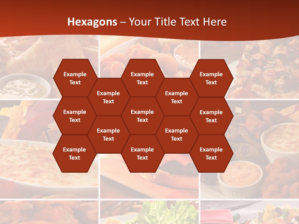 Fast Food Collage PowerPoint Template