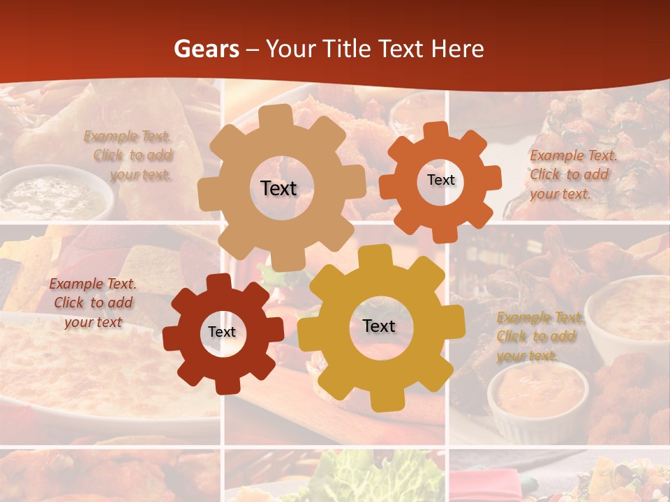 Fast Food Collage PowerPoint Template