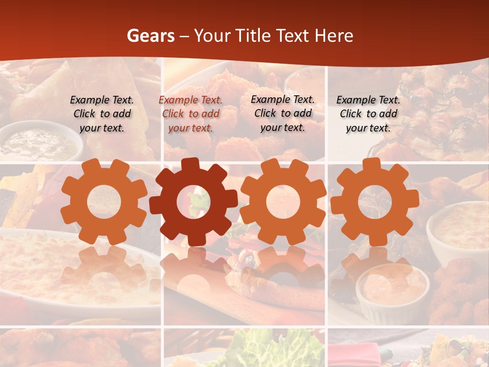 Fast Food Collage PowerPoint Template