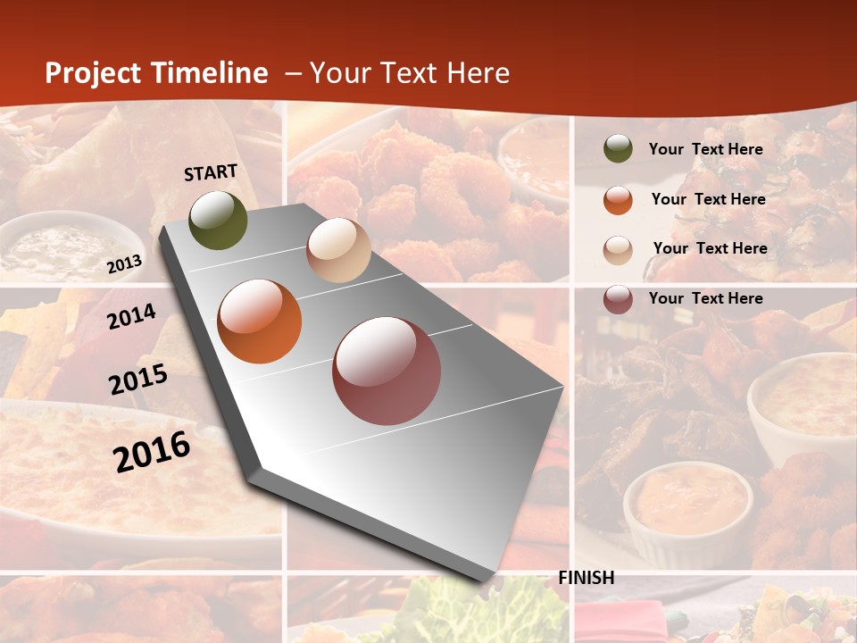 Fast Food Collage PowerPoint Template