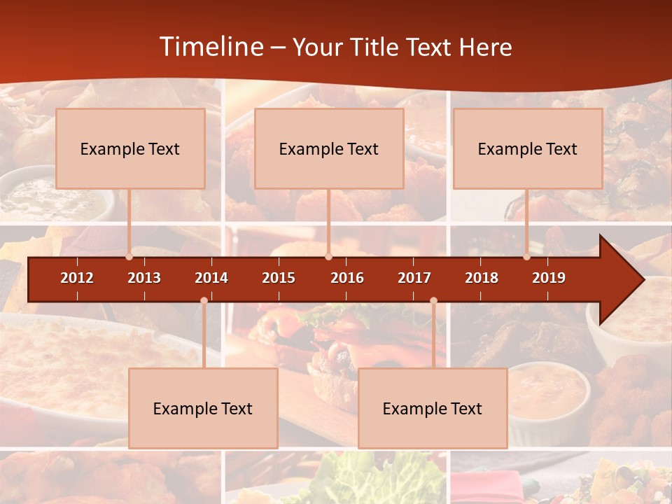 Fast Food Collage PowerPoint Template