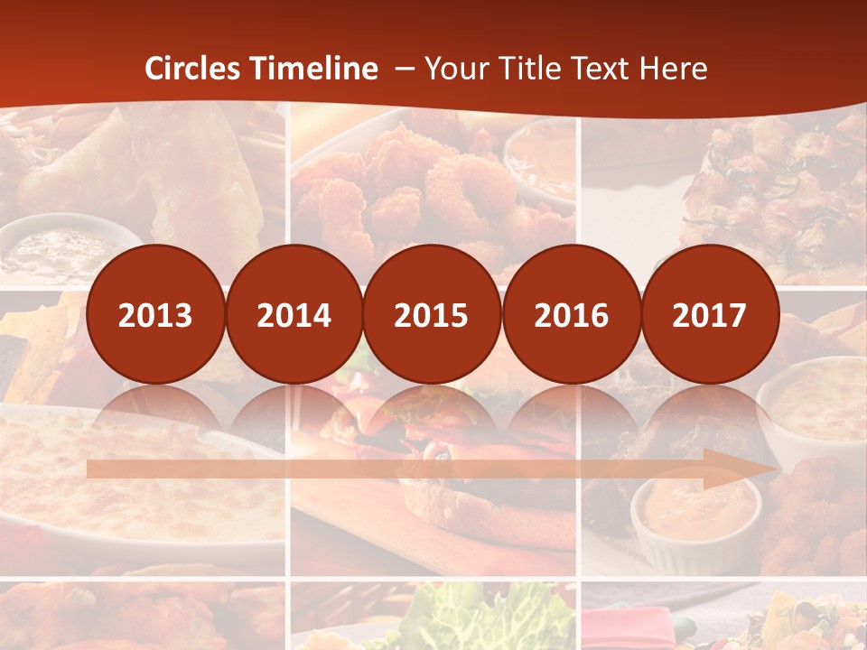 Fast Food Collage PowerPoint Template