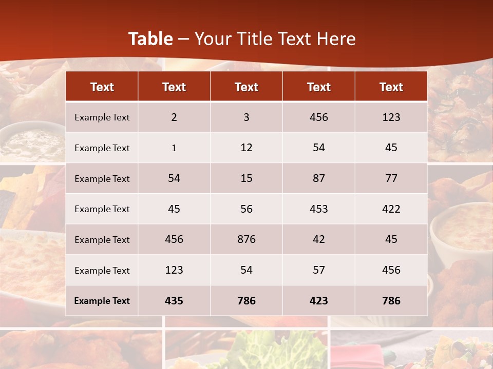 Fast Food Collage PowerPoint Template