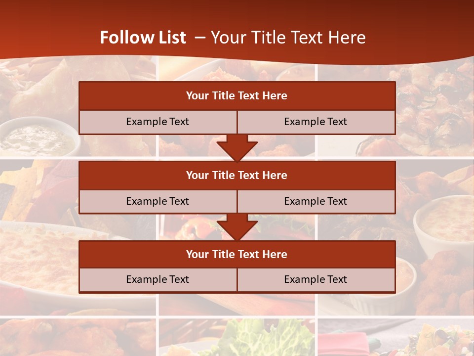 Fast Food Collage PowerPoint Template