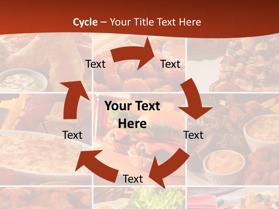 Fast Food Collage PowerPoint Template