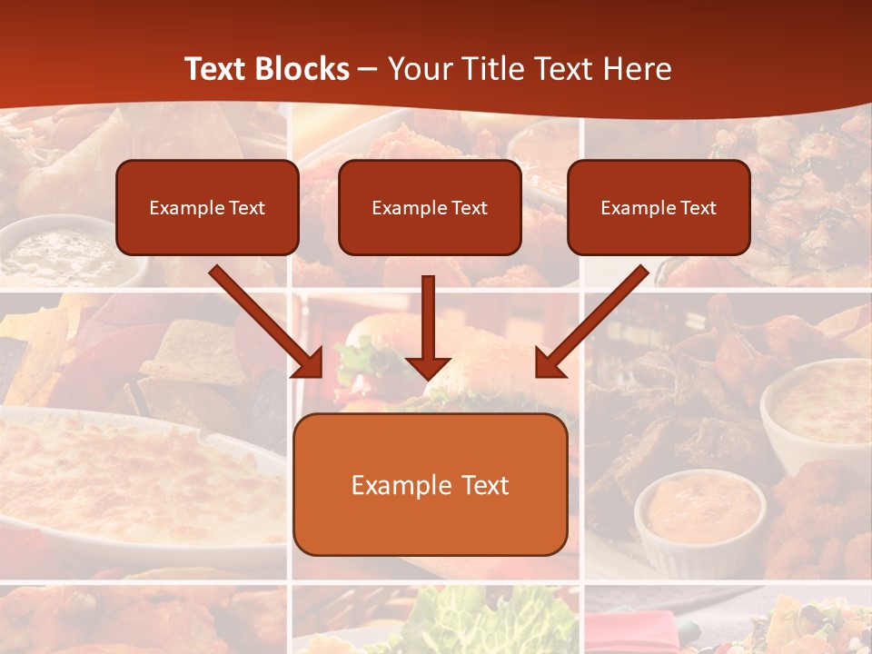 Fast Food Collage PowerPoint Template