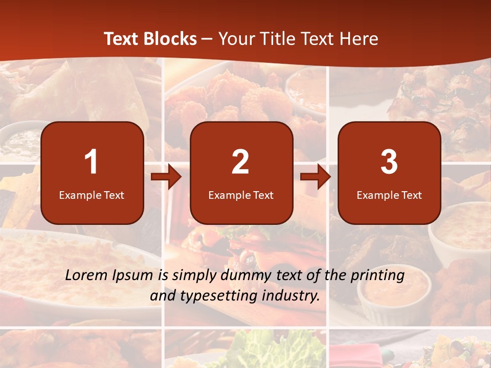 Fast Food Collage PowerPoint Template