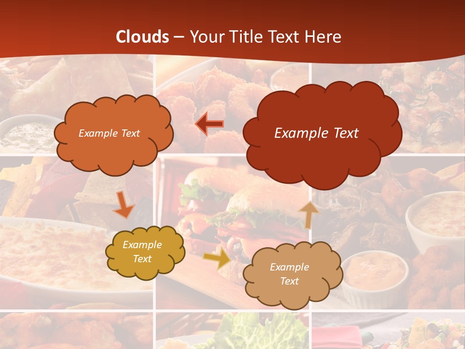 Fast Food Collage PowerPoint Template