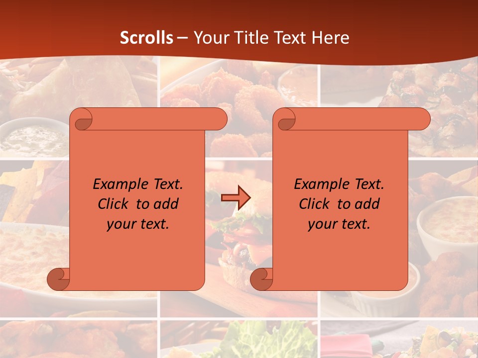 Fast Food Collage PowerPoint Template