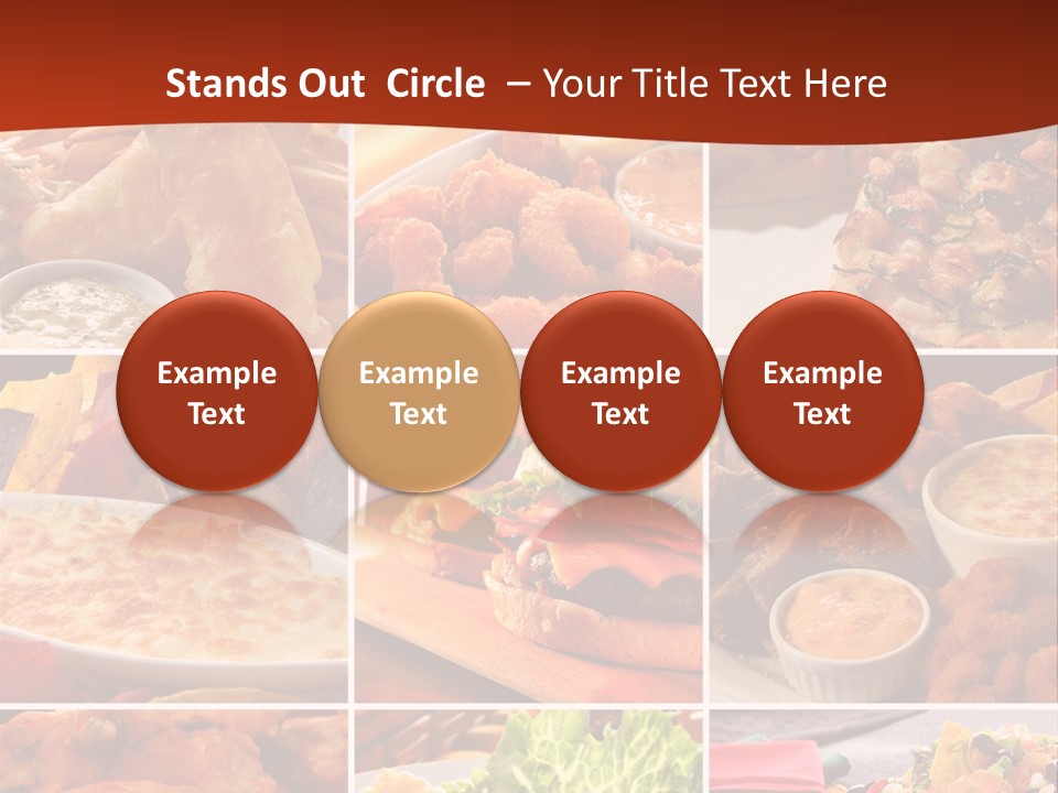 Fast Food Collage PowerPoint Template