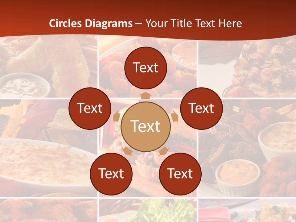 Fast Food Collage PowerPoint Template