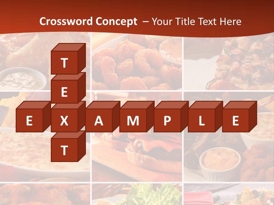 Fast Food Collage PowerPoint Template