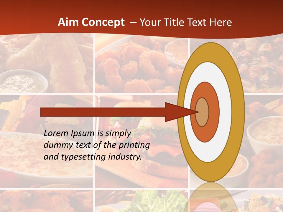 Fast Food Collage PowerPoint Template