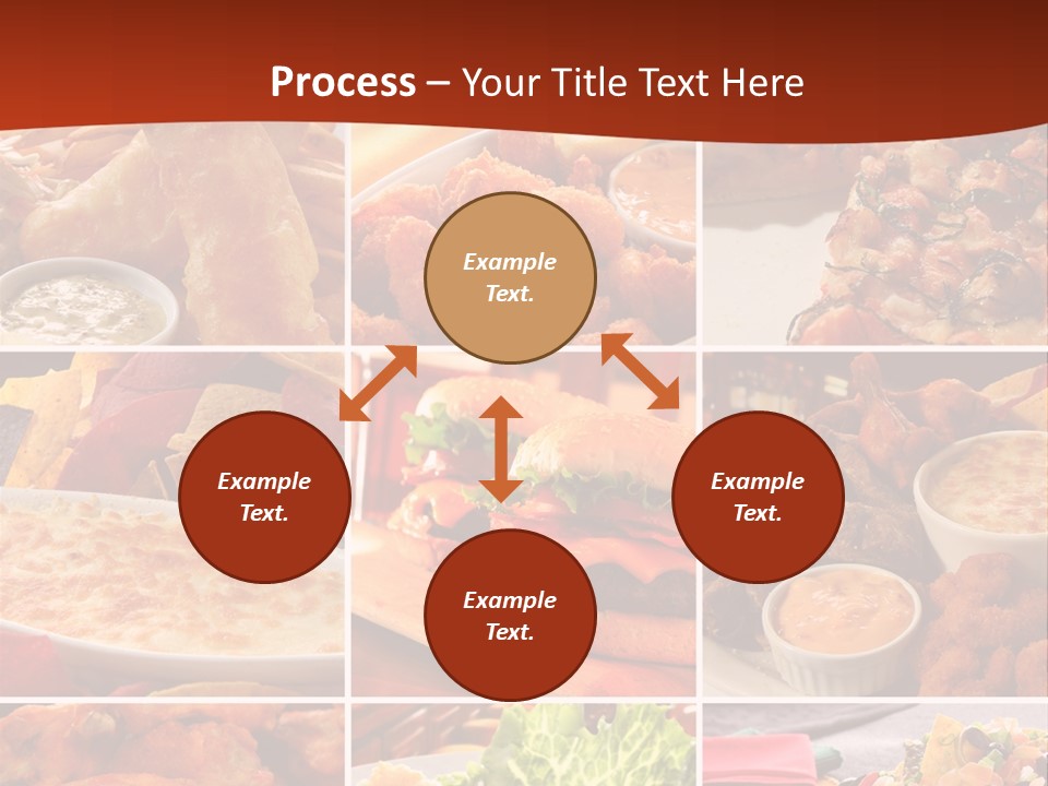 Fast Food Collage PowerPoint Template