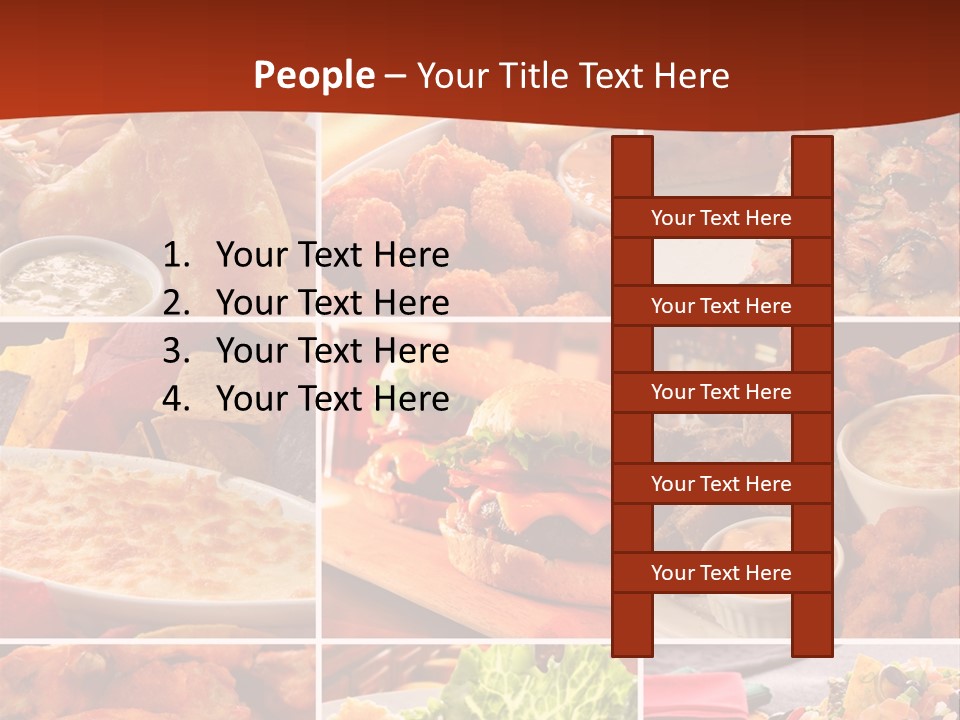 Fast Food Collage PowerPoint Template
