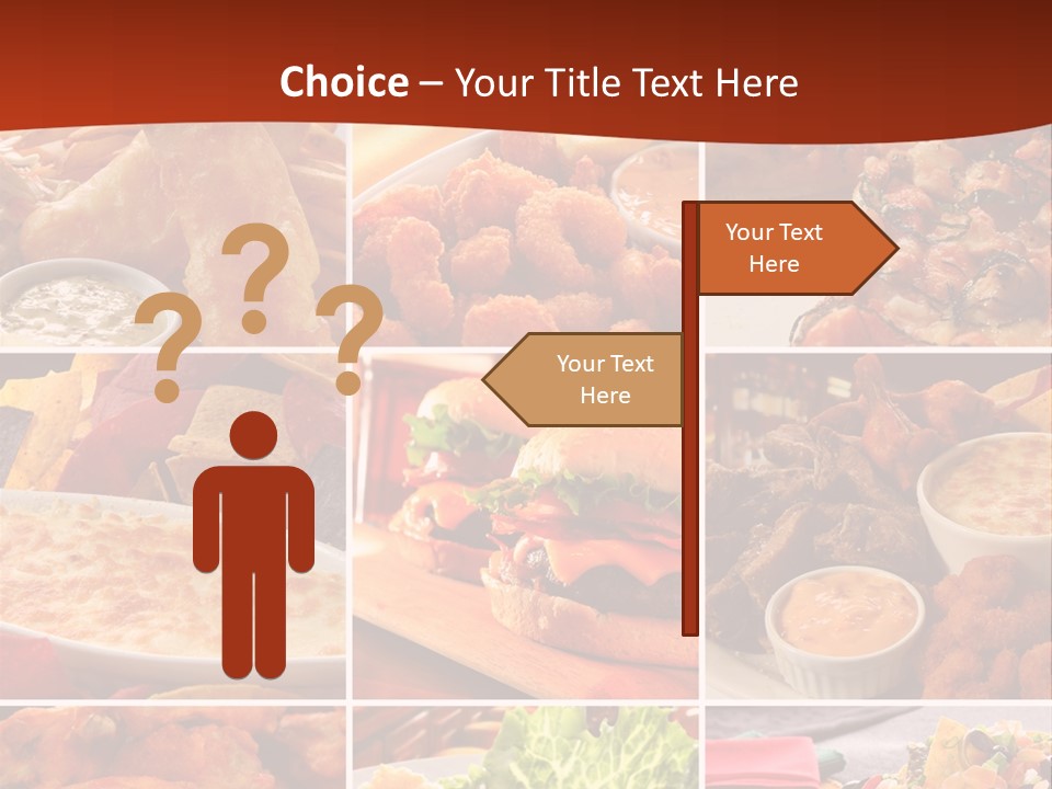 Fast Food Collage PowerPoint Template