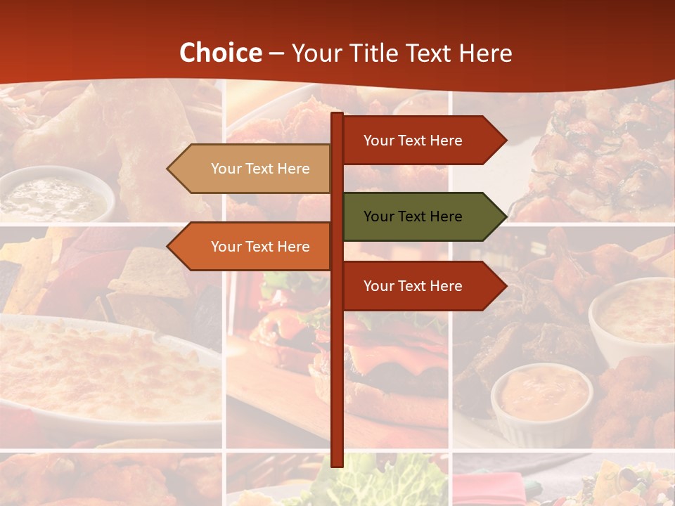 Fast Food Collage PowerPoint Template
