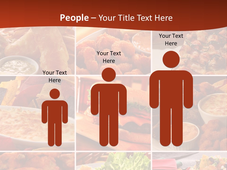 Fast Food Collage PowerPoint Template