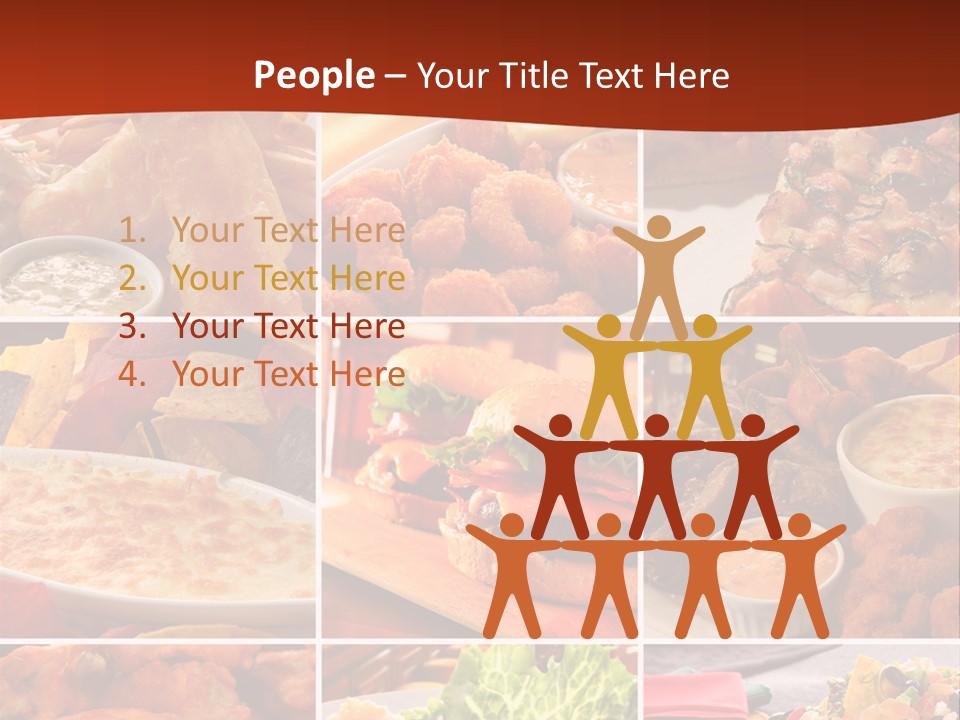 Fast Food Collage PowerPoint Template