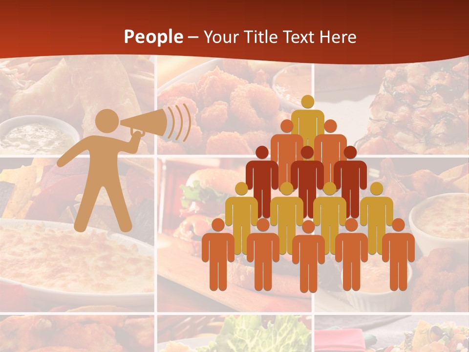 Fast Food Collage PowerPoint Template