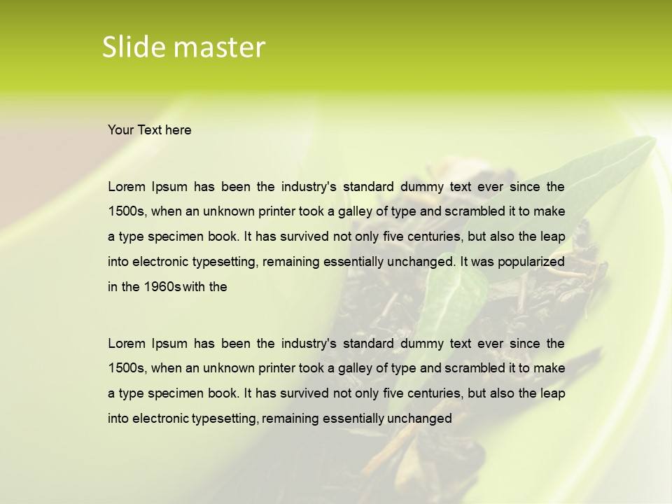 Tea PowerPoint Template