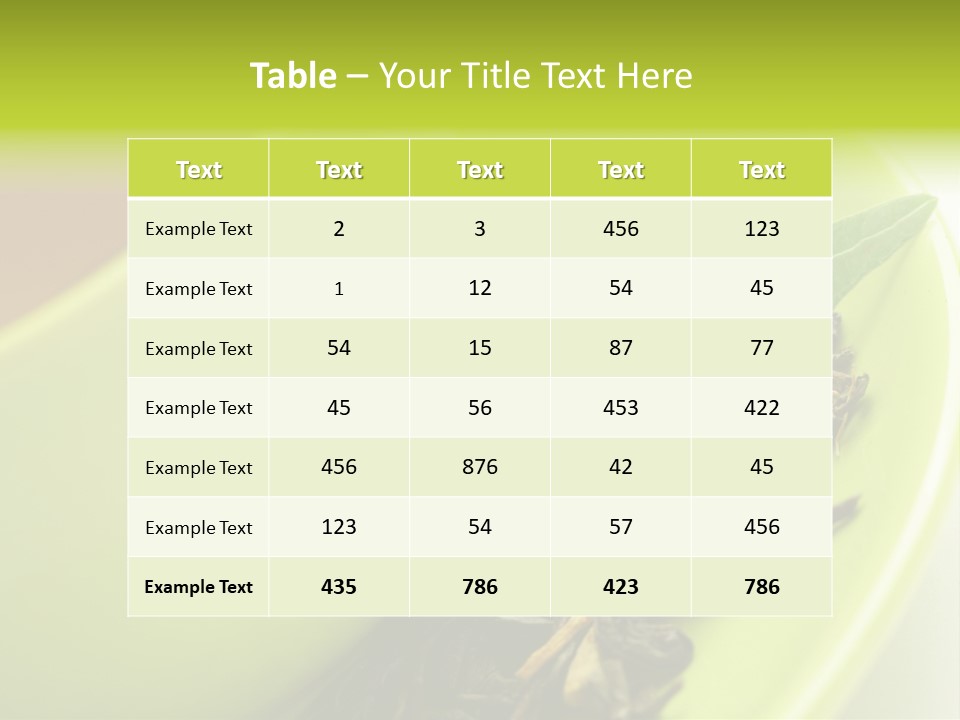 Tea PowerPoint Template