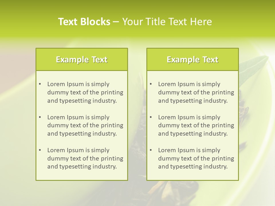 Tea PowerPoint Template