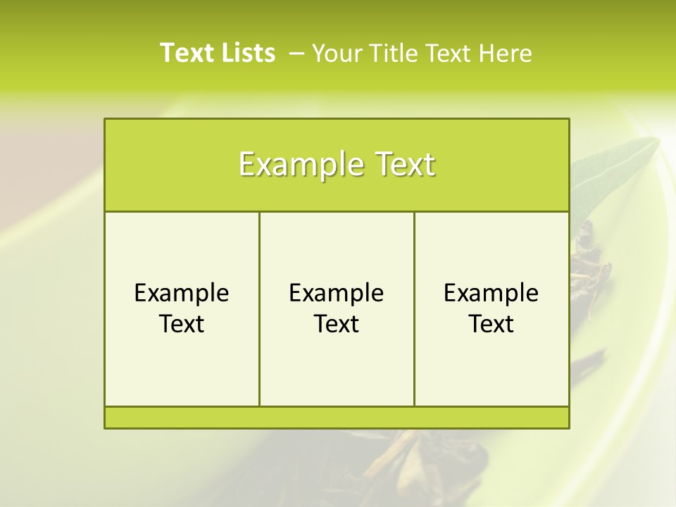Tea PowerPoint Template