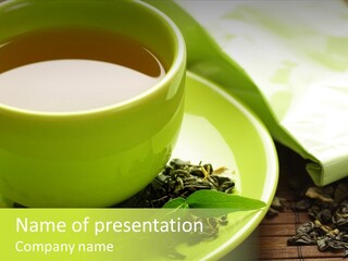 Green Tea PowerPoint Template
