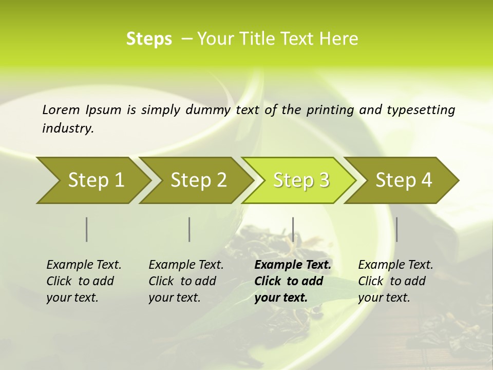 Green Tea PowerPoint Template