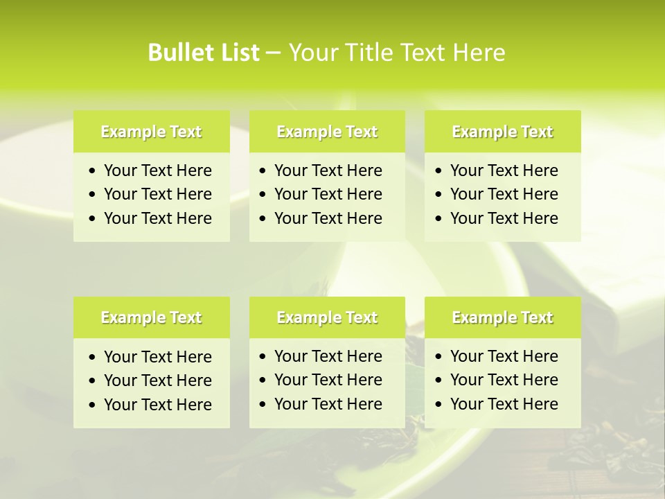 Green Tea PowerPoint Template