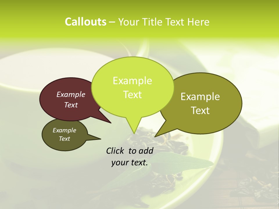 Green Tea PowerPoint Template