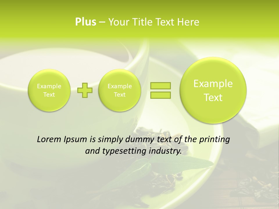 Green Tea PowerPoint Template