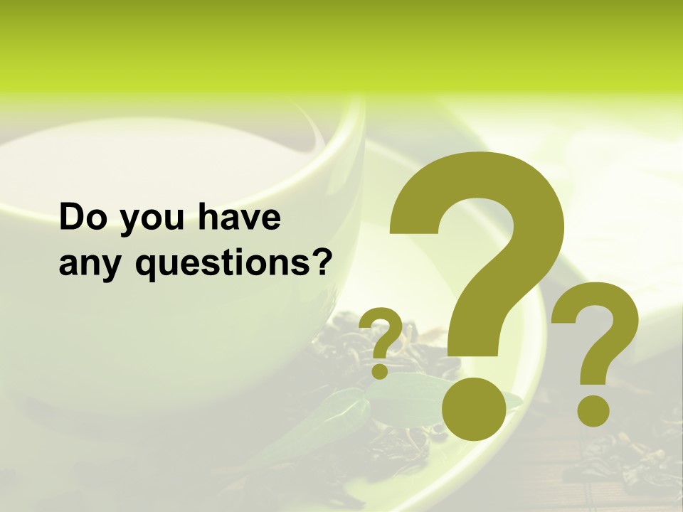 Green Tea PowerPoint Template