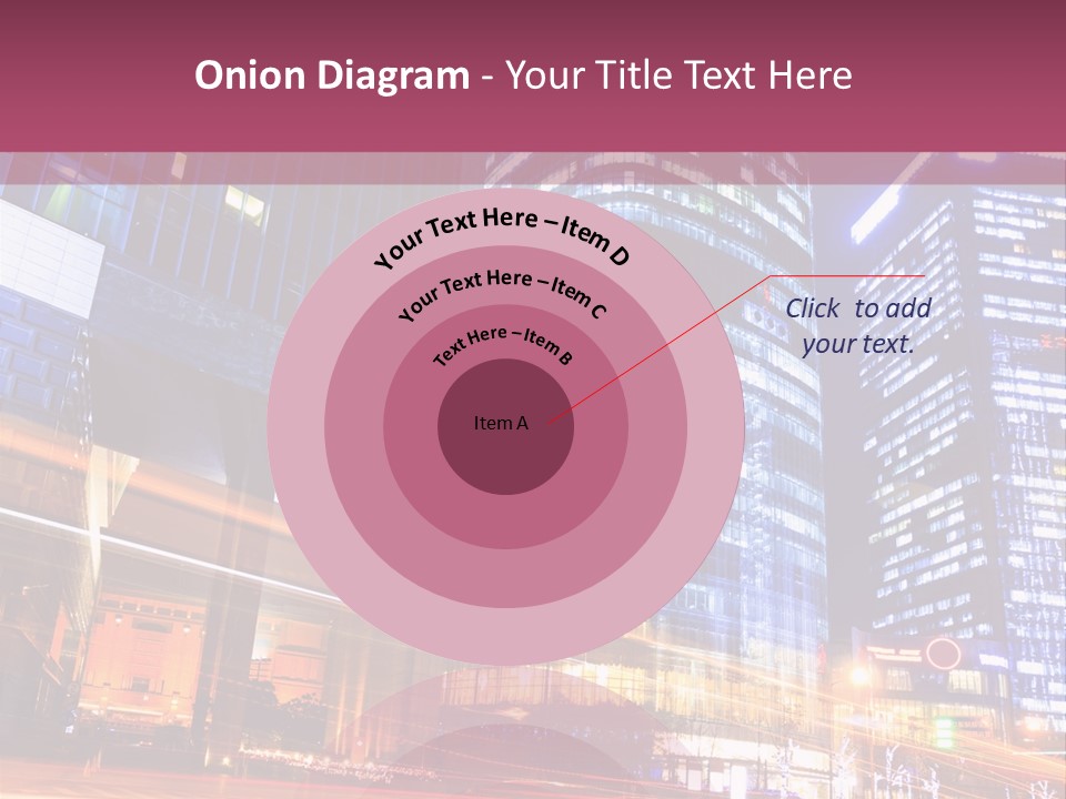 Night City Vector PowerPoint Template