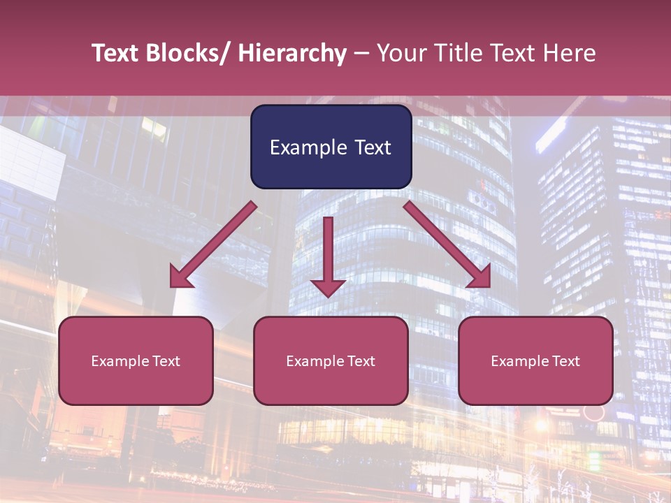 Night City Vector PowerPoint Template