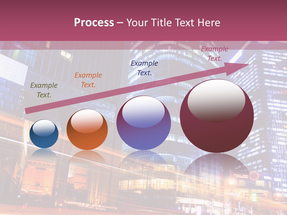 Night City Vector PowerPoint Template