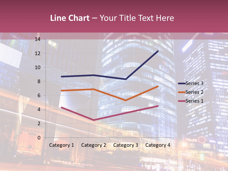 Night City Vector PowerPoint Template